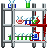 Visual colocado de Estante Química Legal