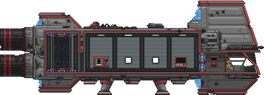 Visual colocado de Nave Humano (Danificado)