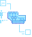 Animação colocada de Interface de Laboratório de Tecnologia