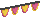 Visual colocado de Bandeirola de Bordo Rosado 5x3