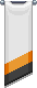 Visual colocado de Bandeira de Parede Grande Kitsune