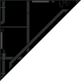 Visual colocado de Enorme Fundo Diagonal da Parte Inferior do Núcleo