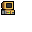 Ícone de inventário de Computador de Gel Amarelo