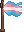 Animação colocada de Bandeira Inkling de Orgulho Trans