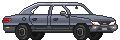 Ícone de inventário de Carro Civil Padrão 1