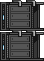 Visual colocado de Unidade de Armazenamento Vazia