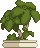 Visual colocado de Árvore Bonky em Vaso