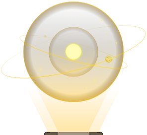 Visual colocado de Grande Holograma