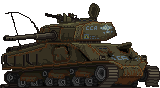 Visual colocado de M65A4-E Tanque Colonial Partisan Destruído