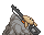 Visual colocado de Arma do Caçador Thell
