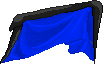Visual colocado de Tapeçaria Gyrusenica Grande: Azul