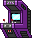 Animação de Máquina Arcade Roxa