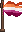 Visual colocado de Bandeira Inkling de Orgulho Lésbico