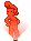 Visual colocado de Dançarino Holográfico Vermelho
