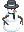 Visual colocado de Fantasia Boneco de Neve