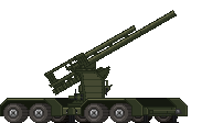 Visual colocado de Canhão de Flak (Elevado)
