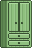 Visual colocado de Armário de Bambu