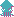 Visual colocado de Decoração de Lula Pixel Azul