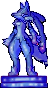 Visual colocado de Estátua do Mega Lucario