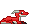 Visual colocado de Pelúcia Raptor Vermelho