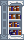 Visual colocado de Estante de Livros de Prata