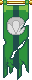 Visual colocado de Bandeira Sahkris Rasgada