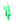 Visual colocado de Cristal Flutuante Teal S