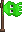 Visual colocado de Bandeira Inkling Verde