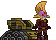 Visual colocado de Império Militar Comerciante