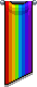 Visual colocado de Grande Banner Arco-Íris