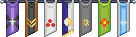 Visual colocado de Estandartes Raciais do Protectorate
