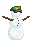 Visual colocado de Boneco de Neve