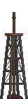 Visual colocado de Turbina Eólica com Treliça